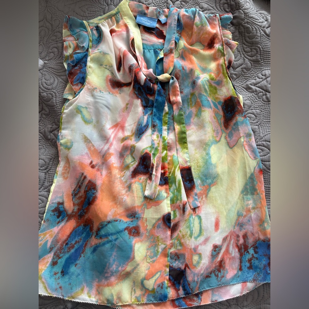 Floral sheer blouse by Simply Vera Vera Wang